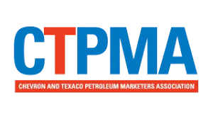 CTPMA logo with text "Chevron and Texaco Petroleum Marketers Association" below in a red rectangle.
